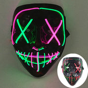 Multi Style Glowing LED Purge Mask
