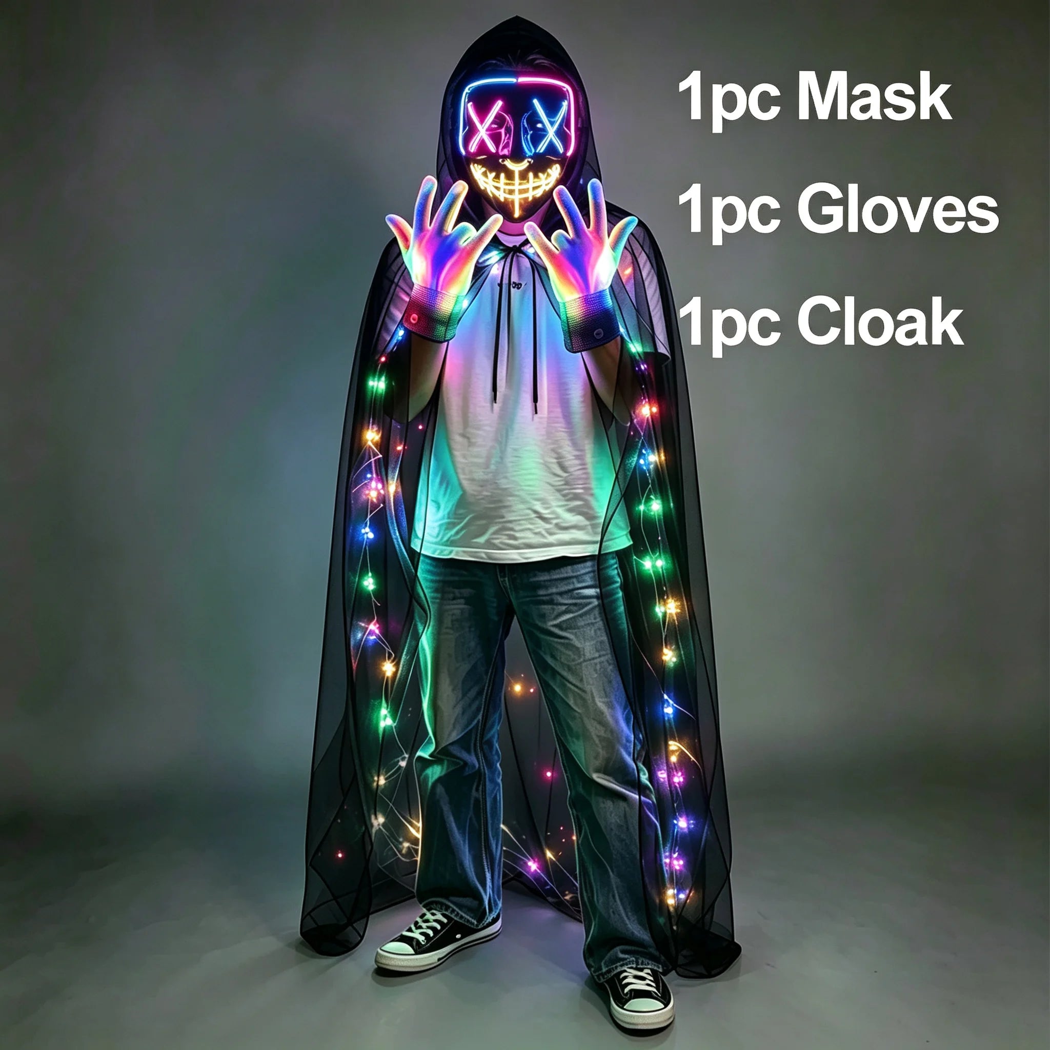Wireless LED Purge Mask Halloween