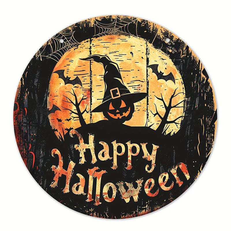 Halloween Wooden Wreath