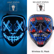 Wireless Neon LED Purge Mask Glow