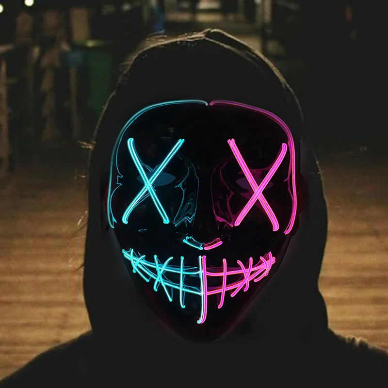 Wireless LED Purge Mask Halloween