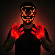 Multi Style Glowing LED Purge Mask