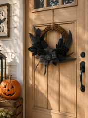 Halloween Rattan Wreath