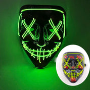 Multi Style Glowing LED Purge Mask
