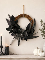 Halloween Rattan Wreath