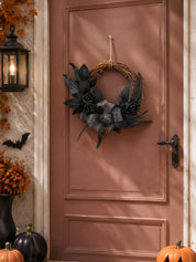 Halloween Rattan Wreath