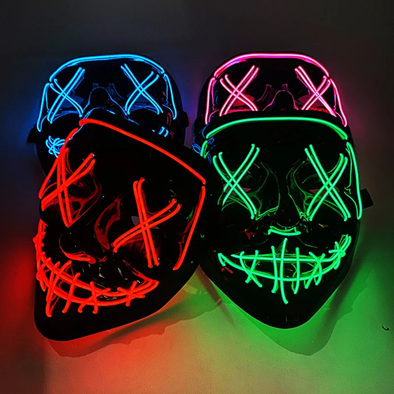 Wireless Neon LED Purge Mask Glow