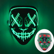 Multi Style Glowing LED Purge Mask