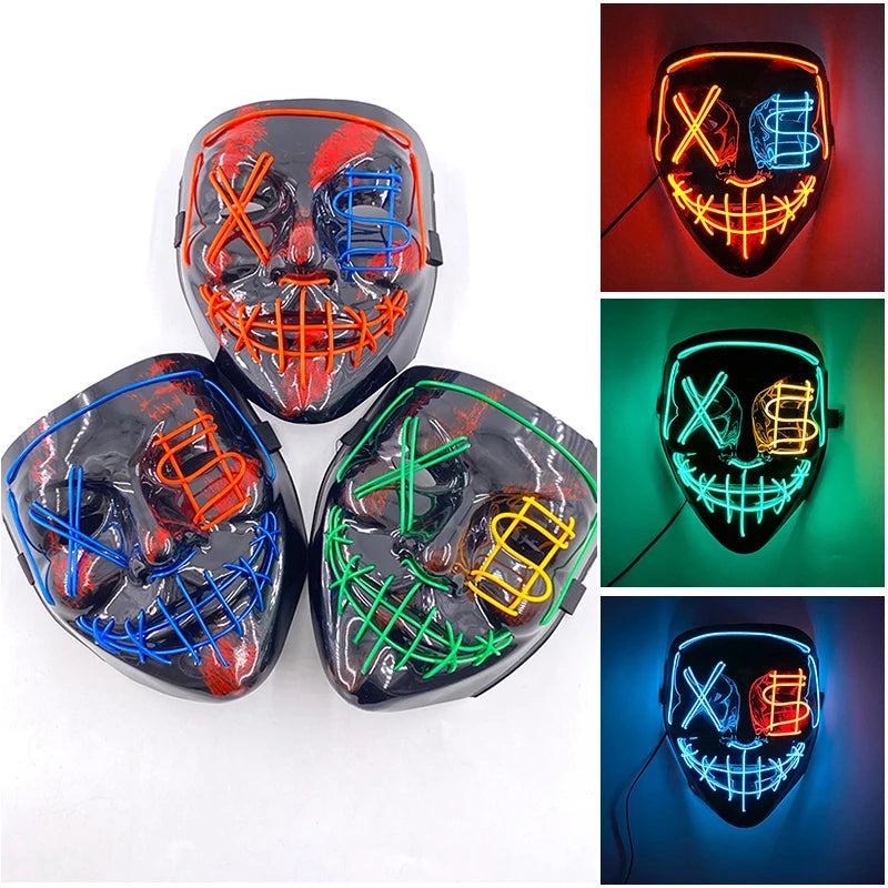 Wireless LED Purge Mask Halloween