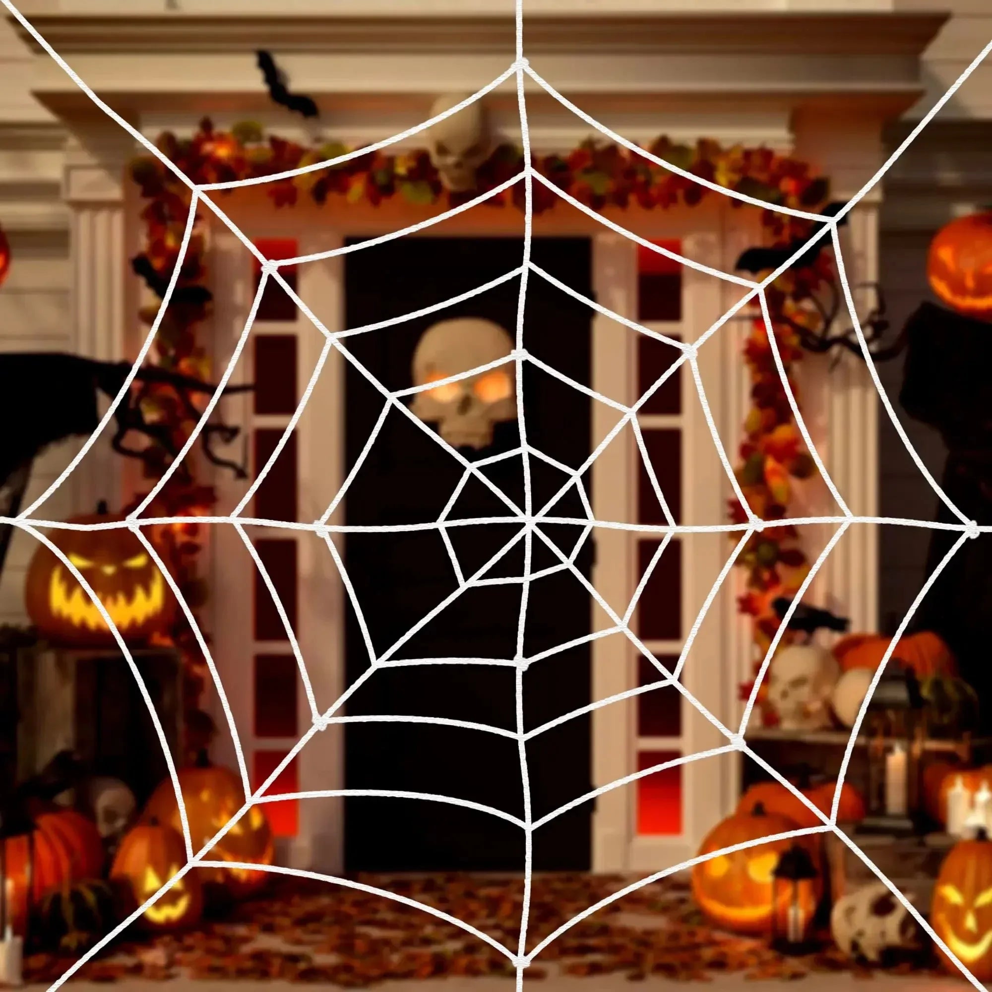 Giant Black Plush Spider Decoration
