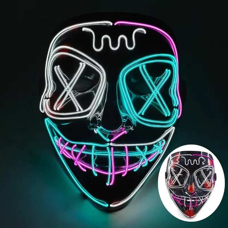 Wireless LED Purge Mask Halloween