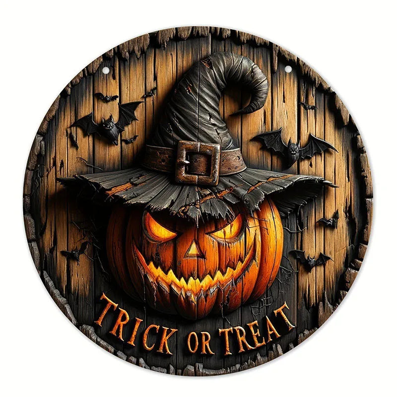 Halloween Wooden Wreath