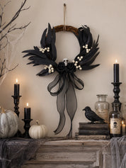 Halloween Rattan Wreath