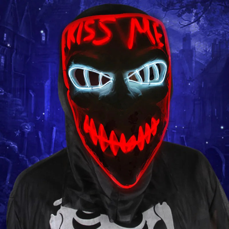 Wireless LED Purge Mask Halloween