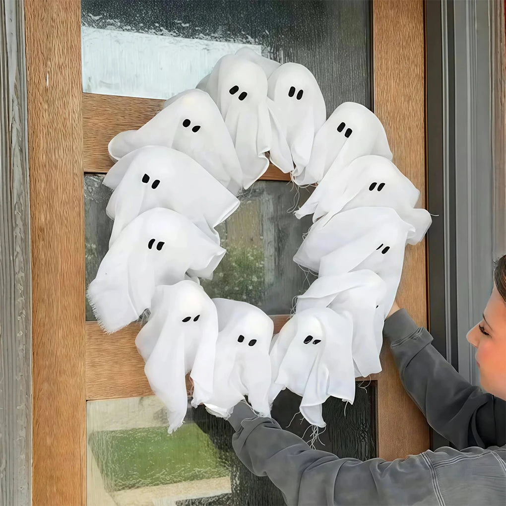 Halloween Ghost Wreath