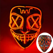 Multi Style Glowing LED Purge Mask