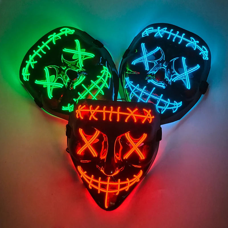 Wireless LED Purge Mask Halloween