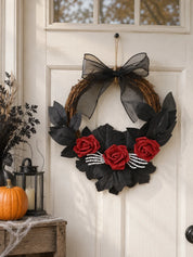 Halloween Rattan Wreath