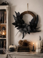 Halloween Rattan Wreath