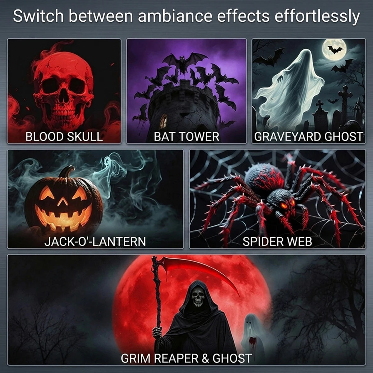 Halloween Projector Light 6 Patterns