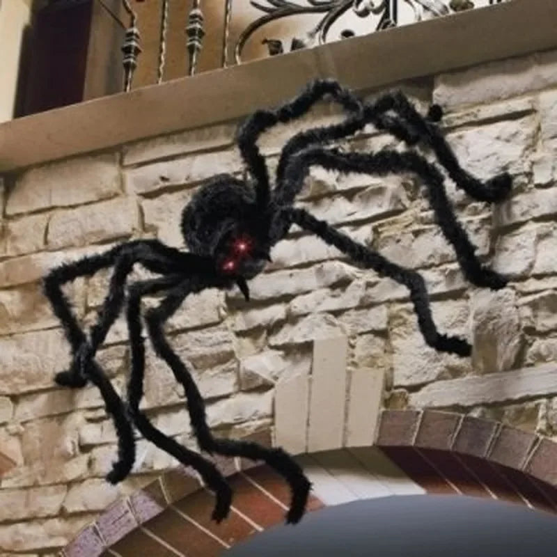 Halloween Giant Black Spider Decoration
