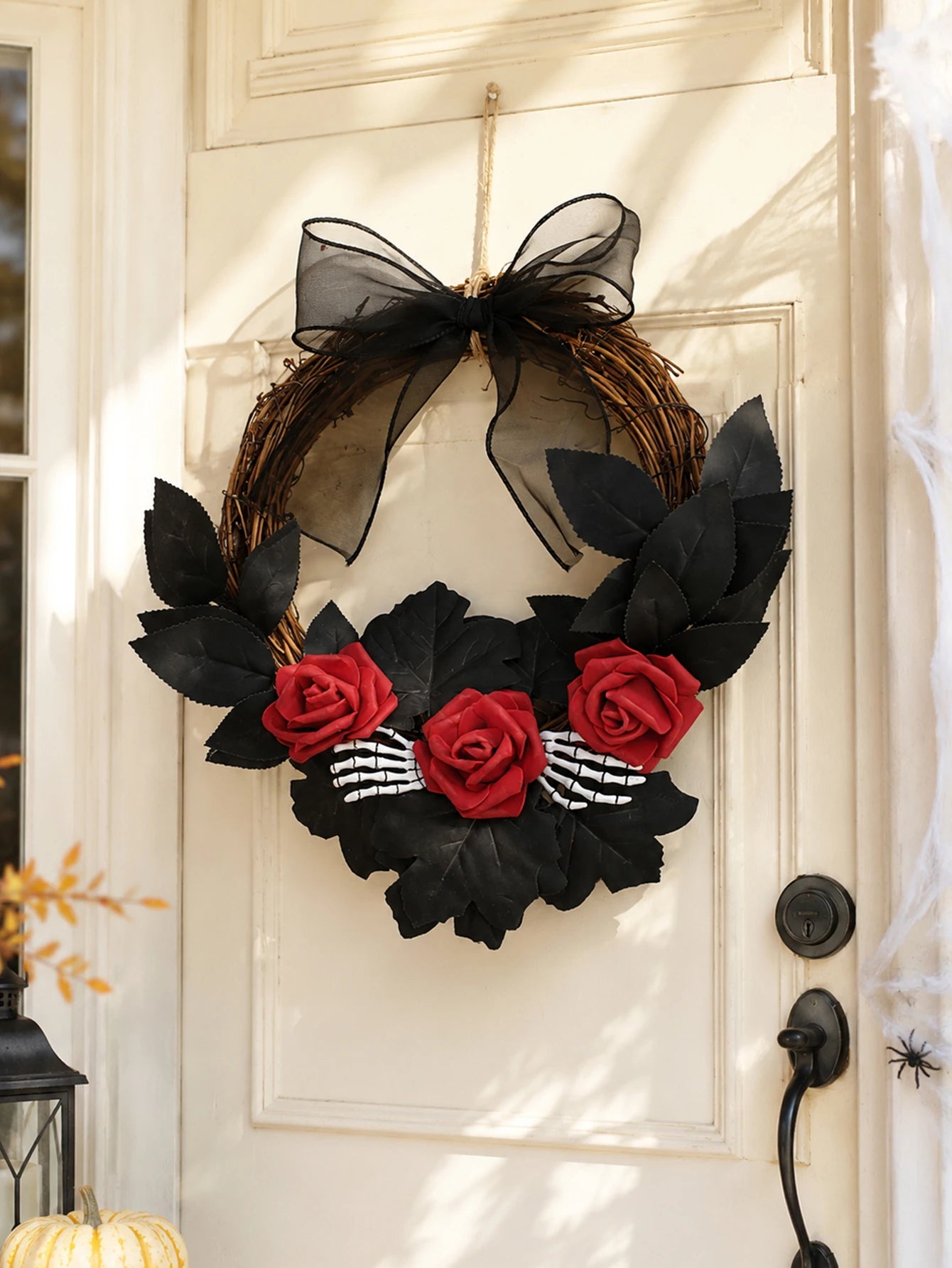 Halloween Rattan Wreath