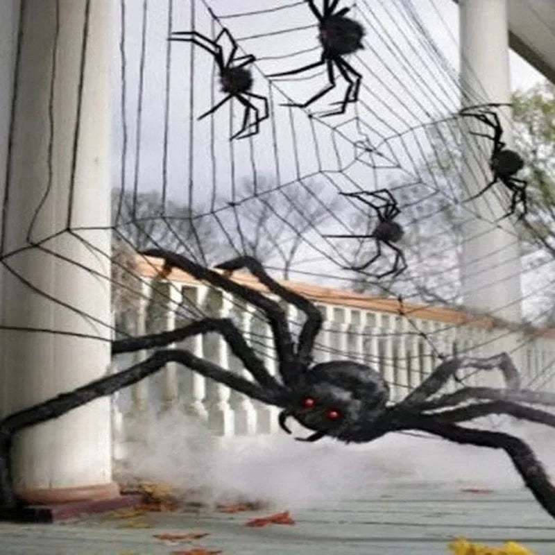 Halloween Giant Black Spider Decoration