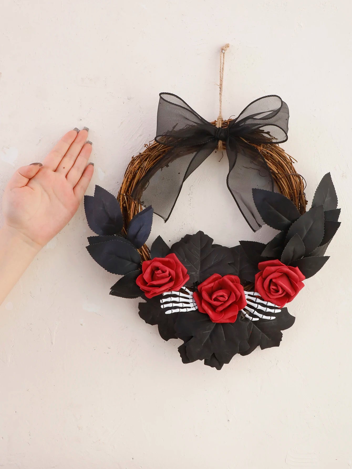 Halloween Rattan Wreath