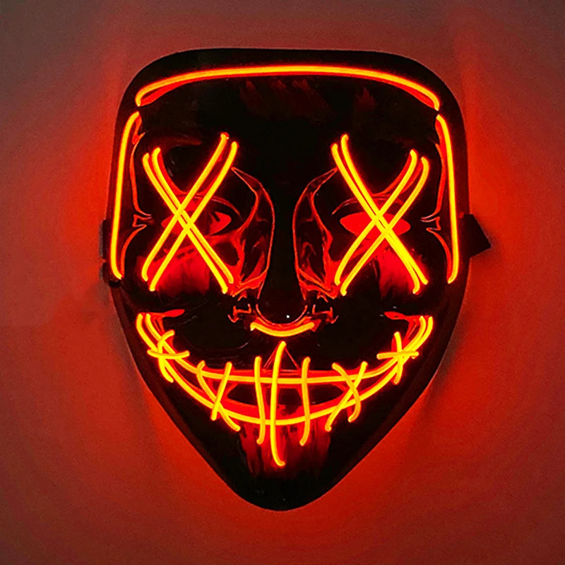 Multi Style Glowing LED Purge Mask
