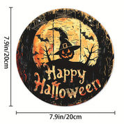 Halloween Wooden Wreath