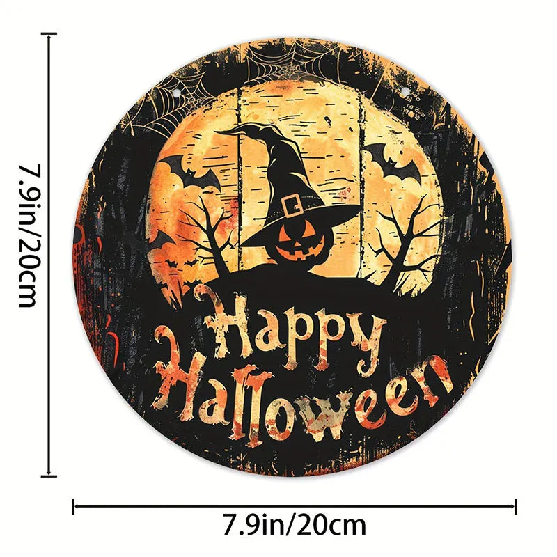 Halloween Wooden Wreath