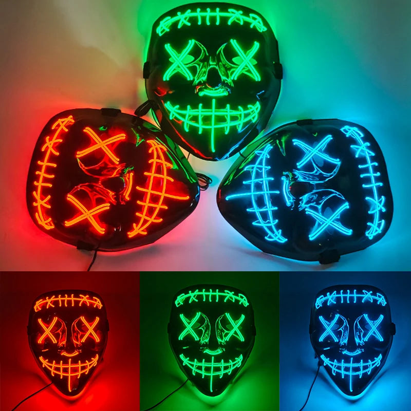 Wireless LED Purge Mask Halloween