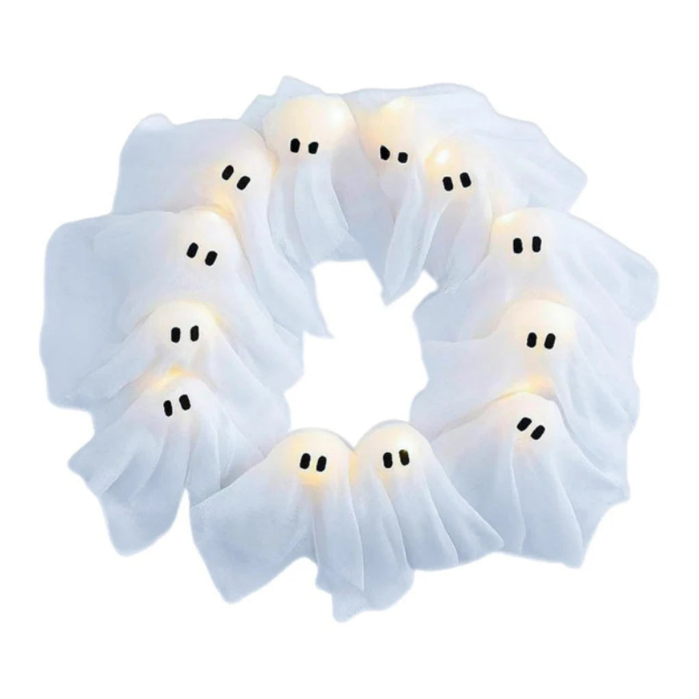 Halloween Ghost Wreath