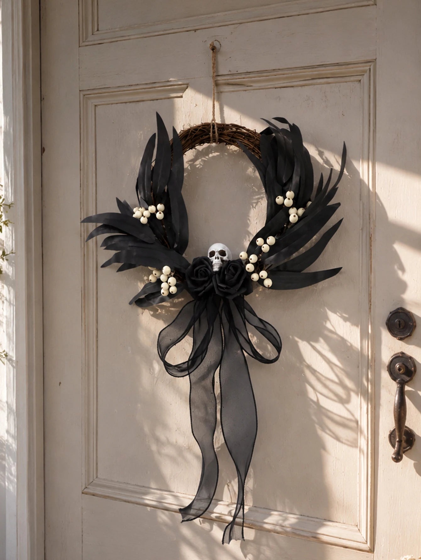 Halloween Rattan Wreath