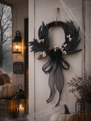 Halloween Rattan Wreath