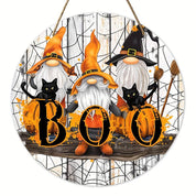 Halloween Wooden Wreath