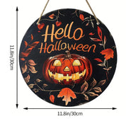 Halloween Wooden Wreath