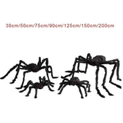 Giant Black Plush Spider Decoration