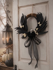Halloween Rattan Wreath