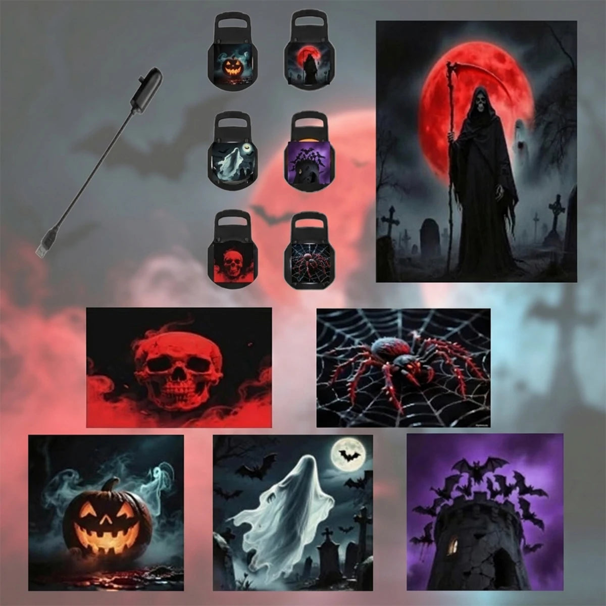 Halloween Projector Light 6 Patterns