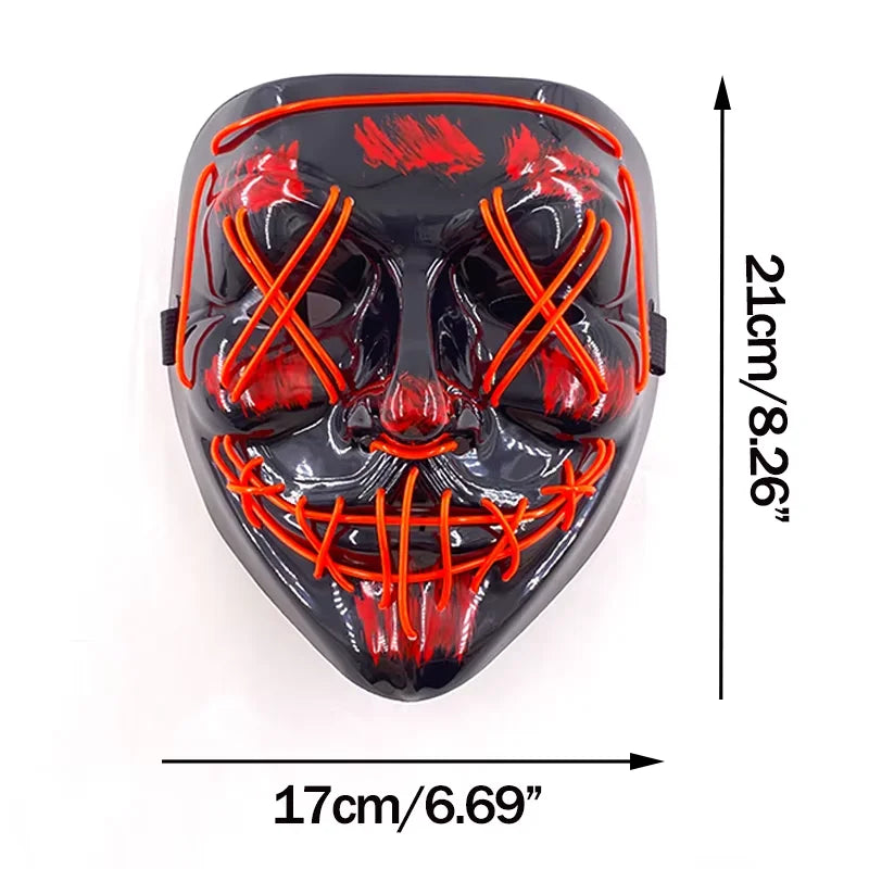 Wireless LED Purge Mask Halloween
