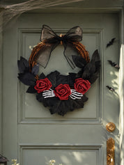 Halloween Rattan Wreath