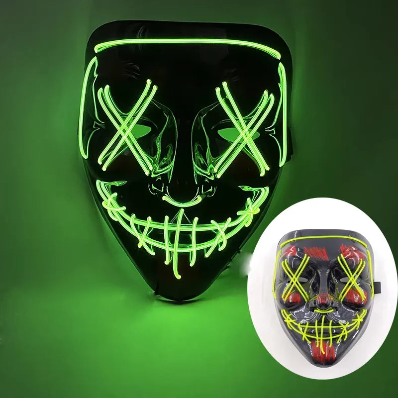 Wireless LED Purge Mask Halloween