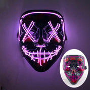 Multi Style Glowing LED Purge Mask