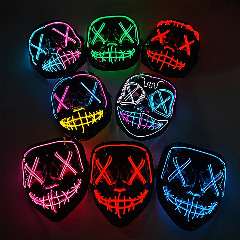 Wireless Neon LED Purge Mask Glow