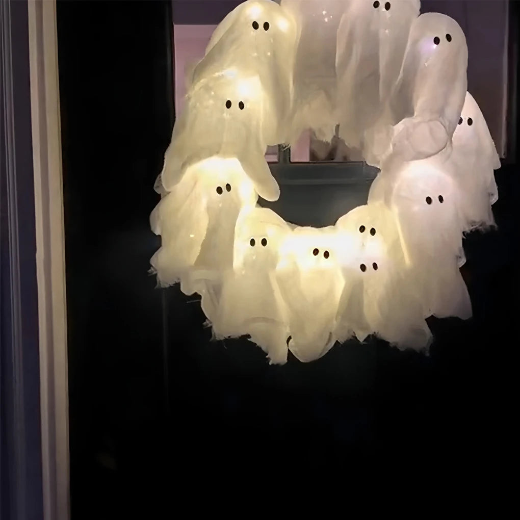 Halloween Ghost Wreath