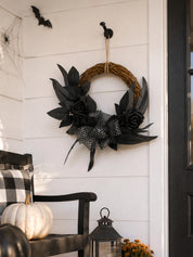 Halloween Rattan Wreath