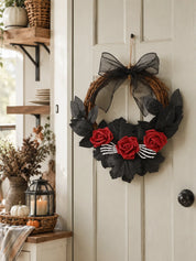Halloween Rattan Wreath