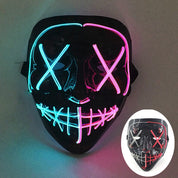 Multi Style Glowing LED Purge Mask