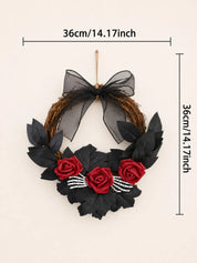 Halloween Rattan Wreath